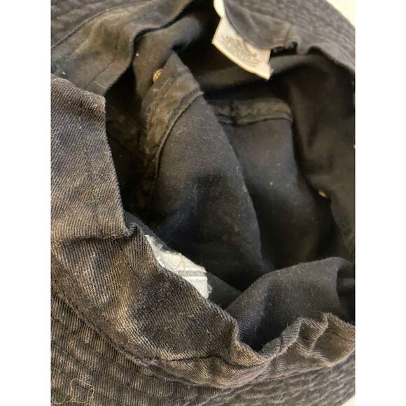 Adidas bucket hat cap black OS 100 cotton Fishing - Picture 4 of 4